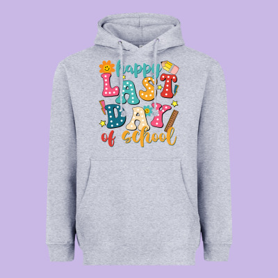 Happy Last Day Of School Heavyweight Hoodie Designed By Jahusdesignshop