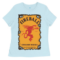Baby Blue fireball cinnamon whisky Ladies Tee - ArtChic