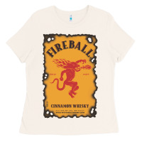 Bone fireball cinnamon whisky Ladies Tee - ArtChic