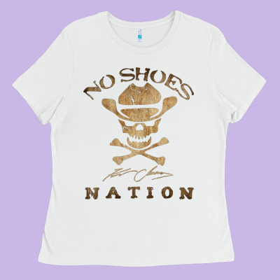 Shoes Nation No Shoes Nation No Shoes Nation No Shoes Nation Ladies Tee Designed By Artchic
