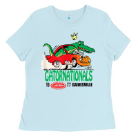 Baby Blue nhra 1977 gatornationals t shirt t shirt Ladies Tee - ArtChic