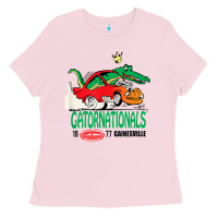 Bubblegum Pink nhra 1977 gatornationals t shirt t shirt Ladies Tee - ArtChic