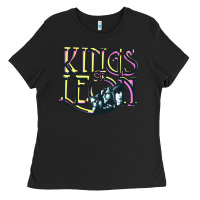 Black kings of leons Ladies Tee - ArtChic