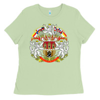 Matcha praha prague czech republic coat of arms ex czechoslovakia t shirt Ladies Tee - ArtChic