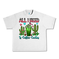 Lunar Rock All I Need Is Coffee Cactus Frappe Urban Heavy Tee - FaDigitalArtStudio