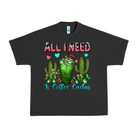 Pigment Black All I Need Is Coffee Cactus Frappe Urban Heavy Tee - FaDigitalArtStudio