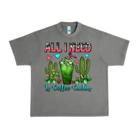 Tornado All I Need Is Coffee Cactus Frappe Urban Heavy Tee - FaDigitalArtStudio