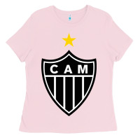 Bubblegum Pink the-atlético-mineiro-merch Ladies Tee - ArtChic
