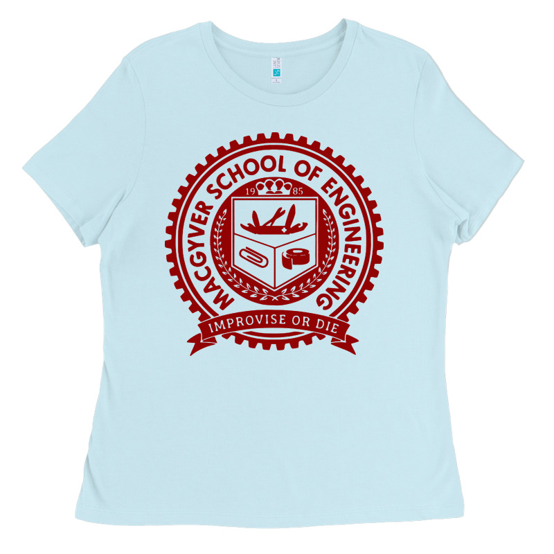 Macgyver School Of Engineering Ladies Tee by ArtChic | Teevron