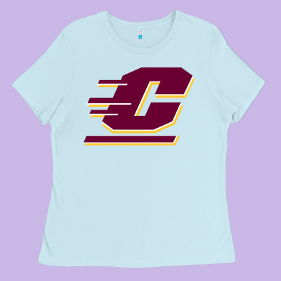 The Central Michigan Of Chippewas Ladies Tee Designed By Artchic