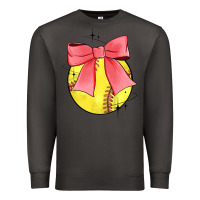 Smoke coquette softball bow Premium Sweatshirt - JahusDesignShop