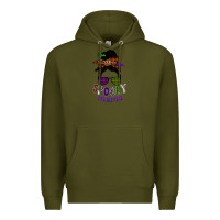 Army Green spooky mama Premium Hoodie - SublimationCraftShop