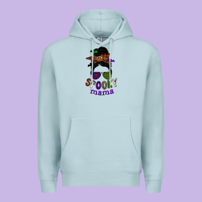 Spooky Mama Premium Hoodie Designed By Sublimationcraftshop