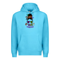 Ocean Blue spooky mama Premium Hoodie - SublimationCraftShop
