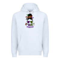 White spooky mama Premium Hoodie - SublimationCraftShop