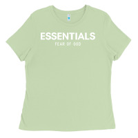 Matcha fear of god essentials Ladies Tee - ArtChic