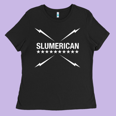 Slumerican Ladies Tee Designed By Artchic