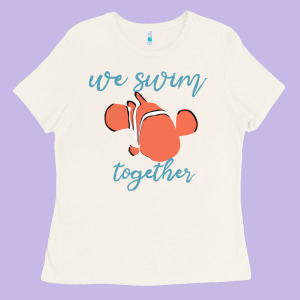 Just Keep Swimming 25 Ladies Tee Designed By Artchic