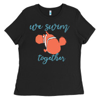 Black just keep swimming 25 Ladies Tee - ArtChic