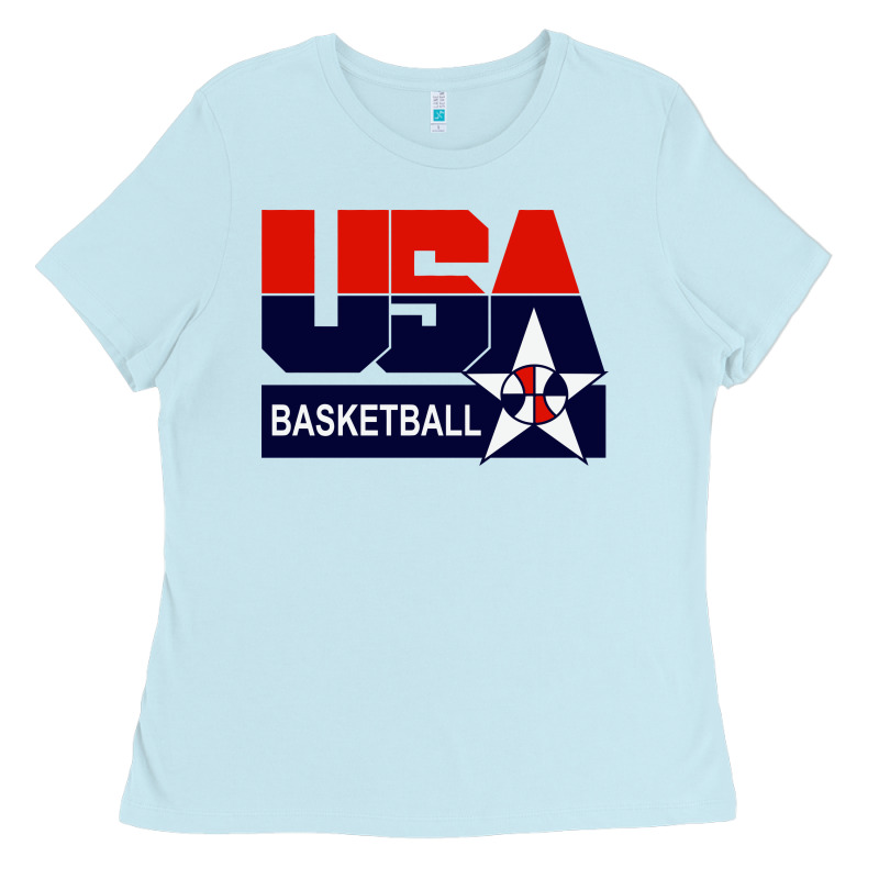 Usa Basketball Ladies Tee by ArtChic | Teevron