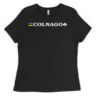 Black Colnago Bicycling Bike Ladies Tee - ArtChic