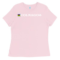 Bubblegum Pink Colnago Bicycling Bike Ladies Tee - ArtChic
