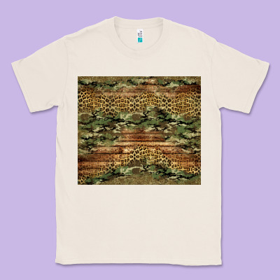 Camo Leopard And Glitter Tumbler Classic Tee Designed By Jasminsmagicworld