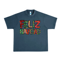 Midnight Navy feliz navidad Spanish christmas Urban Heavy Tee - Jasminsmagicworld