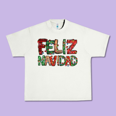 Feliz Navidad Spanish Christmas Urban Heavy Tee Designed By Jasminsmagicworld