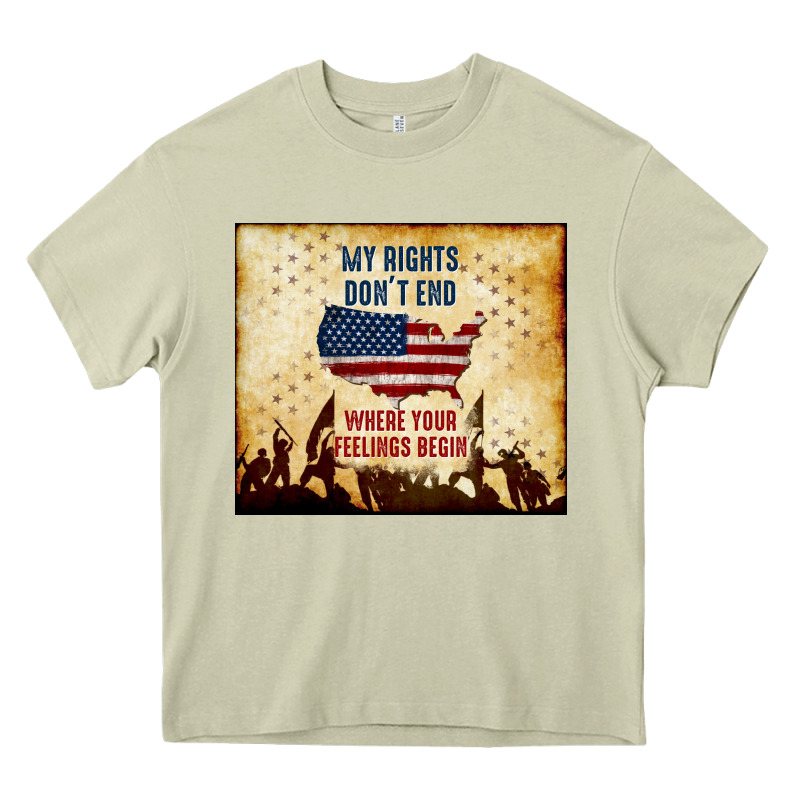 My Rights Don't End Heavy Core Tee by TumblerDesignByShophia | Teevron