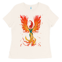 X-men Jean Grey Phoenix Cosmic Flames Ladies Tee | Teevron