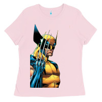 Bubblegum Pink wolverine 3 Ladies Tee - ArtChic