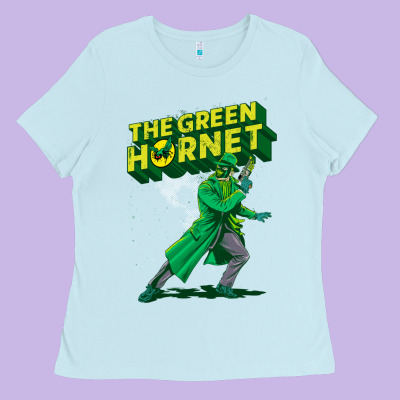 The Vintage Green Hornet Ladies Tee Designed By Artchic