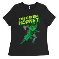 Black the vintage green hornet Ladies Tee - ArtChic