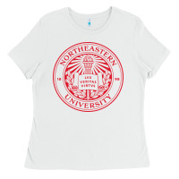 White Northeastern University Ladies Tee - ArtChic
