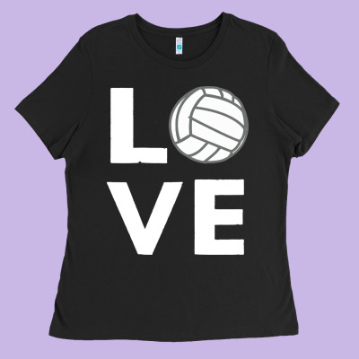 Girls Love Volleyball Ladies Tee Designed By Artchic