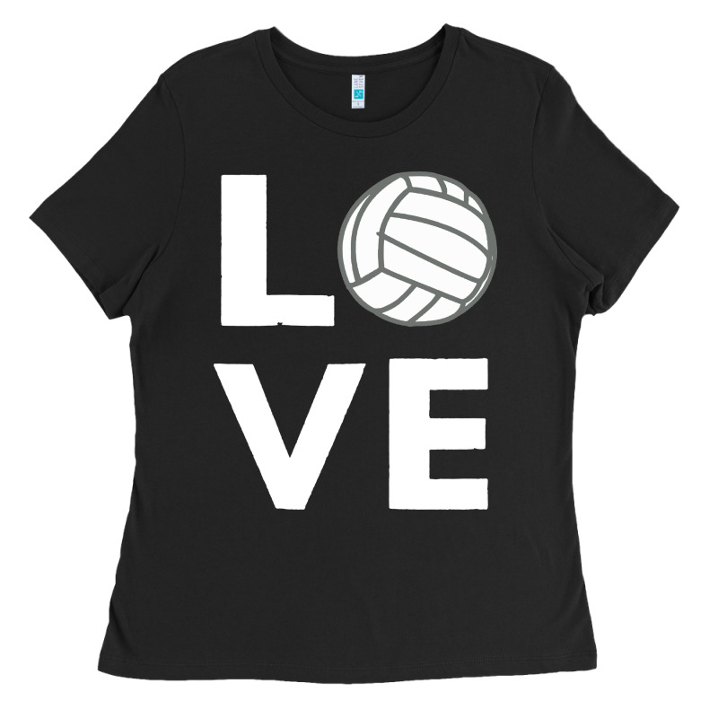 Girls Love Volleyball Ladies Tee by ArtChic | Teevron