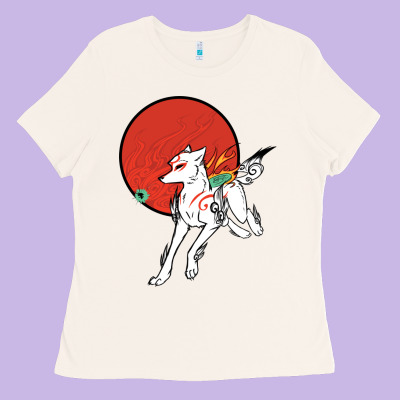 Okami Ladies Tee Designed By Artchic