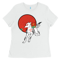 White Okami Ladies Tee - ArtChic