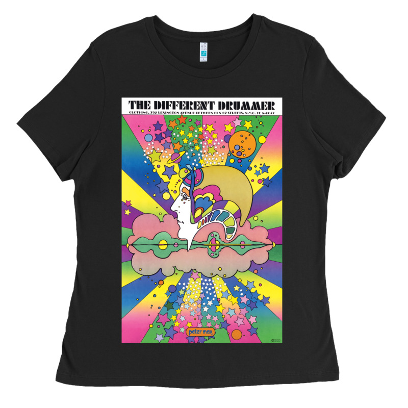 Different Drummer   Peter Max Ladies Tee by ArtChic | Teevron