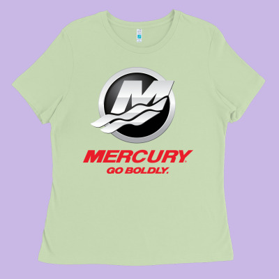 Mercury Marine Outboard Boat Ladies Tee Designed By Artchic
