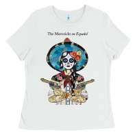 White Albums Music En Espanol of The Maverickss Ladies Tee - ArtChic