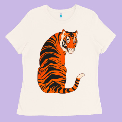Tiger Ladies Tee Designed By Artchic