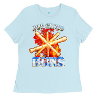 Baby Blue hot cross buns t shirt Ladies Tee - ArtChic
