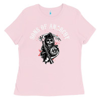 Horror Skull Sons Of Anarchy Ladies Tee | Teevron
