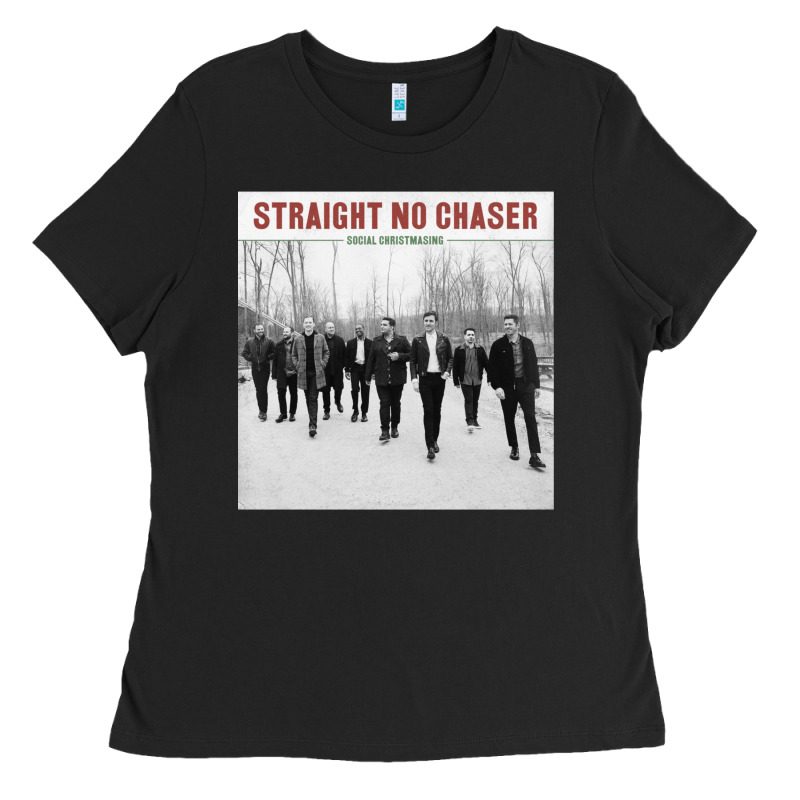Straight No Chaser Social Christmasing Ladies Tee by ArtChic | Teevron