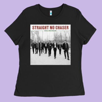 Straight No Chaser Social Christmasing Ladies Tee Designed By Artchic