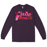 Plum heart breaker Long Sleeve Tee - FaDigitalArtStudio