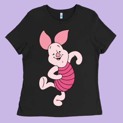 Piglet Ladies Tee Designed By Artchic