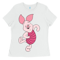 White piglet Ladies Tee - ArtChic
